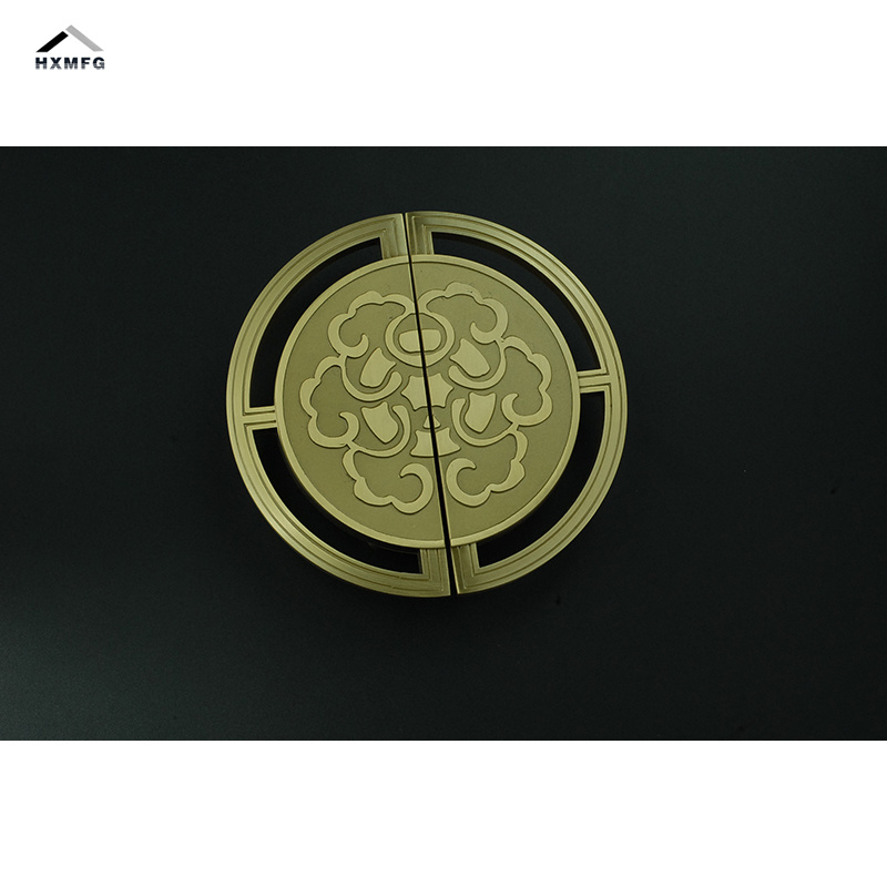 Round Shape Classic Chinese Flower Printing Wardrobe Handle for Home